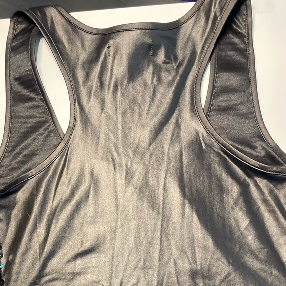 Tank top sequined black and silver/ grey - Picture 4 of 5